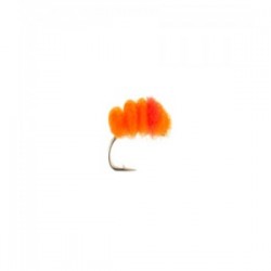 Blood Burnt Orange Flame Dot